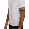 Daniele Alessandrini White Cotton Crewneck T-Shirt