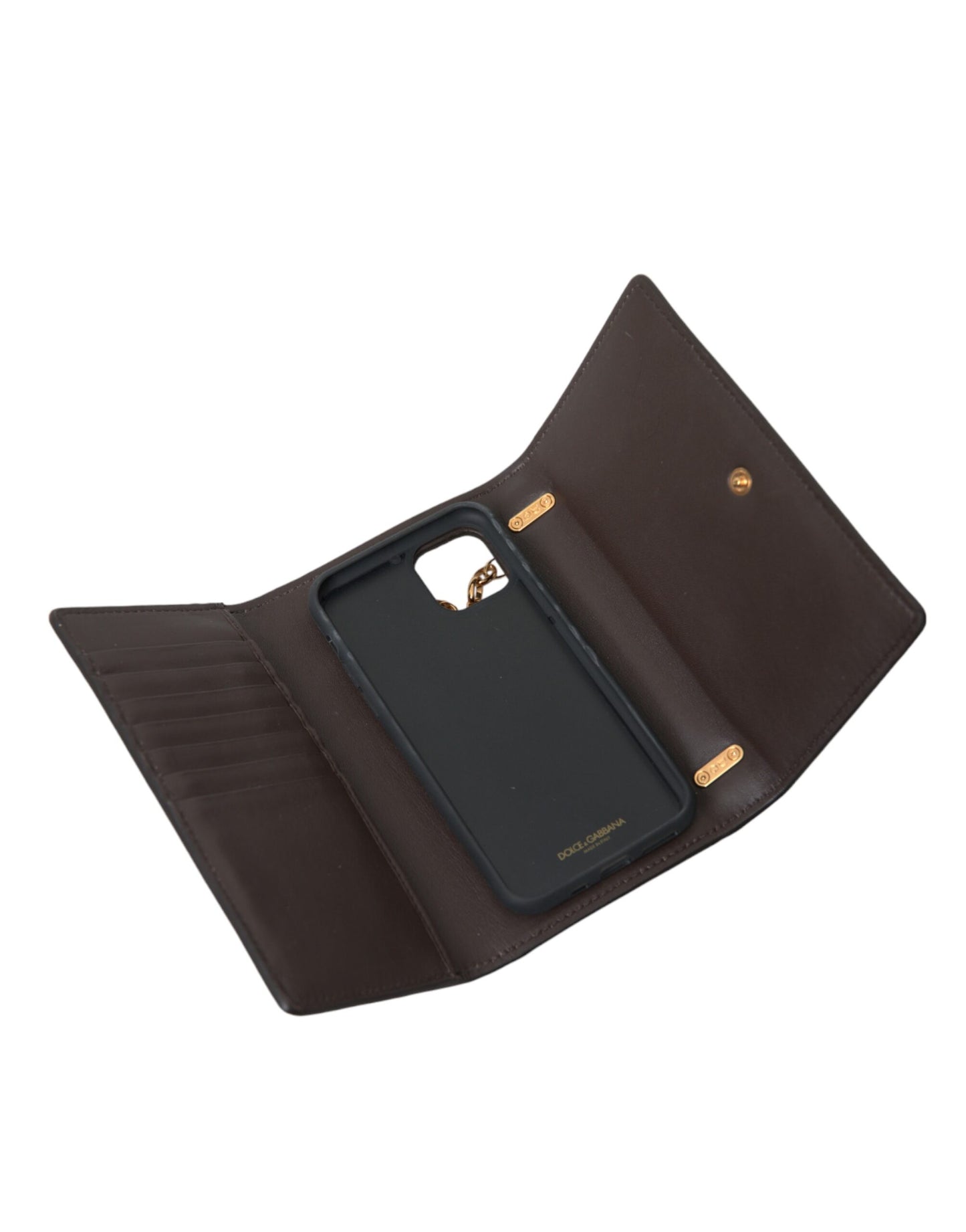 Dolce &amp; Gabbana – DG Girls – Umhängetasche aus Pythonleder in Braun