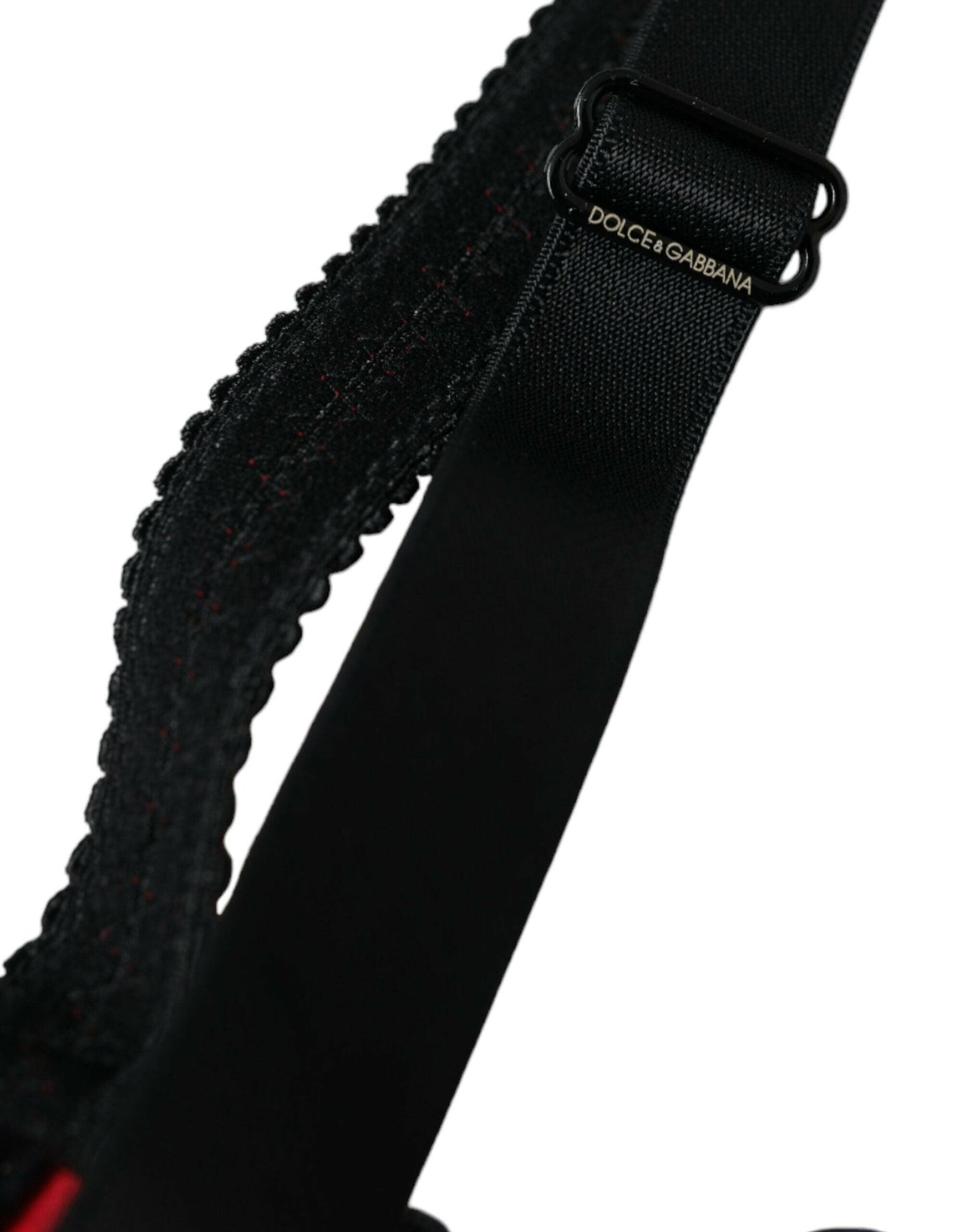 Dolce &amp; Gabbana Bordeaux Seidenstretch-Balconcino-BH-Unterwäsche