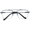 Hackett Black Stainless Steel Glasses (Frames)