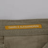 Daniele Alessandrini Beige Baumwoll-Stretch-Chinos mit schmaler Passform