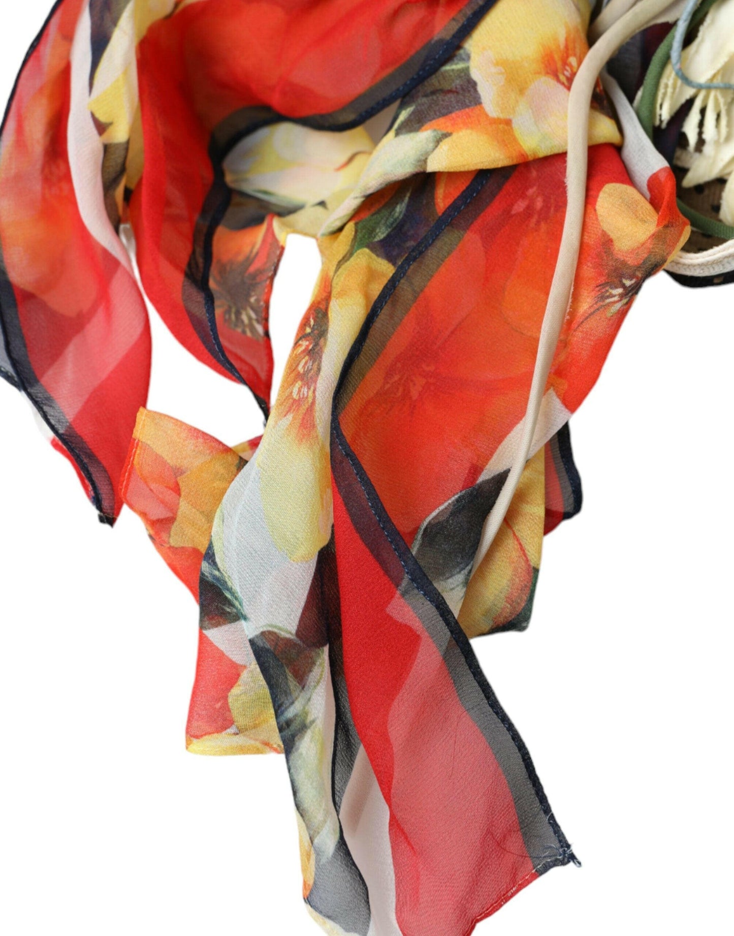 Chapeau souple à large bord fantaisie multicolore Dolce &amp; Gabbana