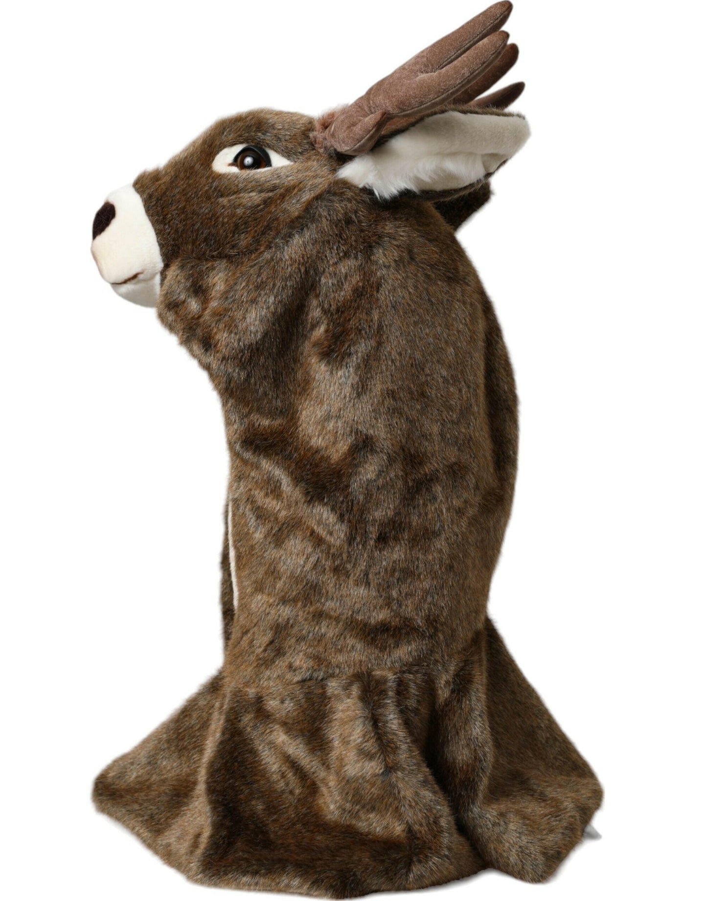 Chapeau en fausse fourrure de cerf marron Dolce &amp; Gabbana