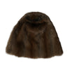 Bonnet en cachemire pour femme Dolce &amp; Gabbana en fourrure de belette marron