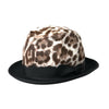 Dolce &amp; Gabbana Mehrfarbiger Leoparden-Fedora-Hut für Damen