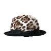 Dolce &amp; Gabbana Mehrfarbiger Leoparden-Fedora-Hut für Damen