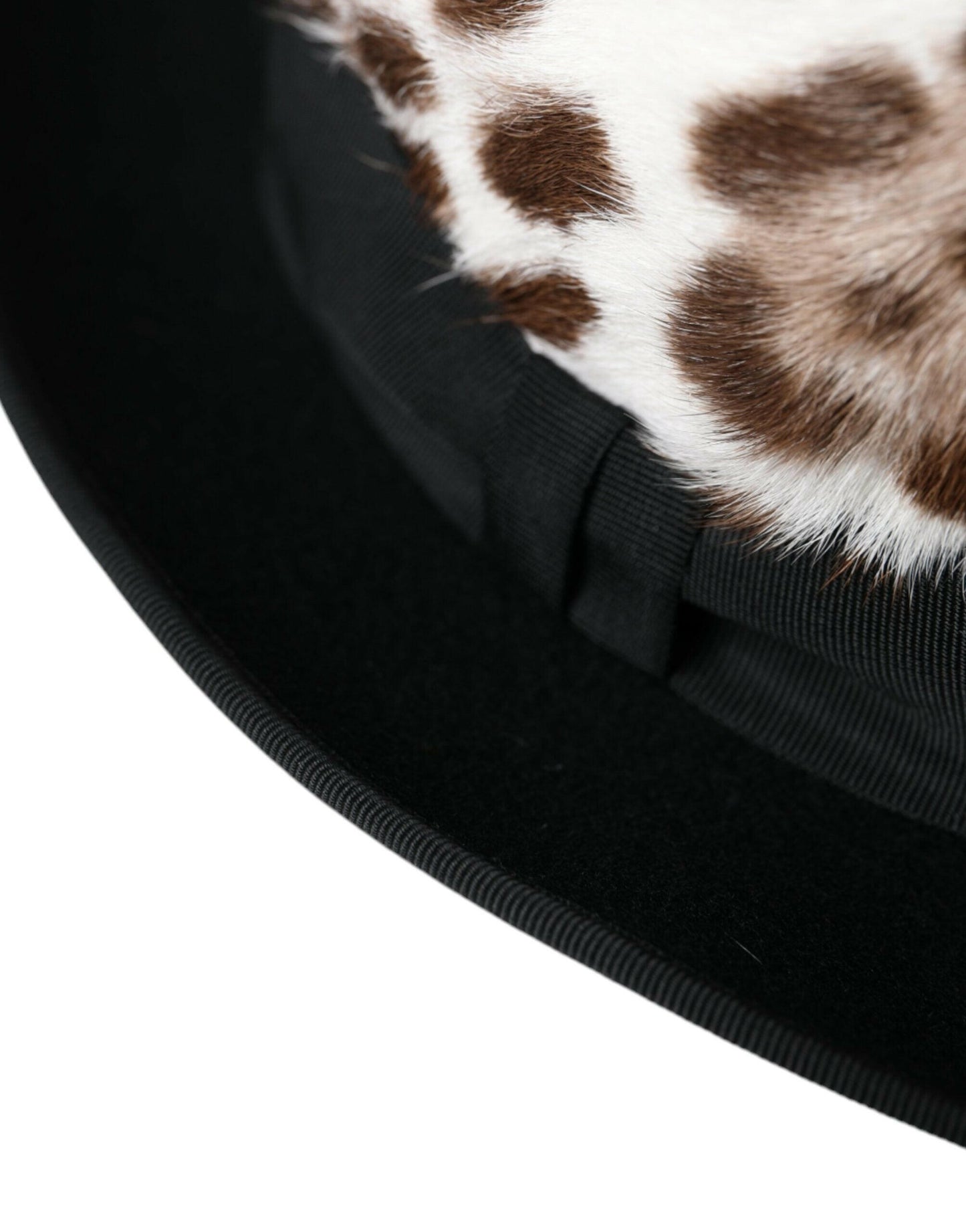 Dolce &amp; Gabbana Mehrfarbiger Leoparden-Fedora-Hut für Damen