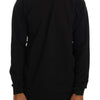 Daniele Alessandrini Black Crewneck Cotton Pullover Sweater