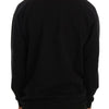 Daniele Alessandrini Black Crewneck Cotton Pullover Sweater