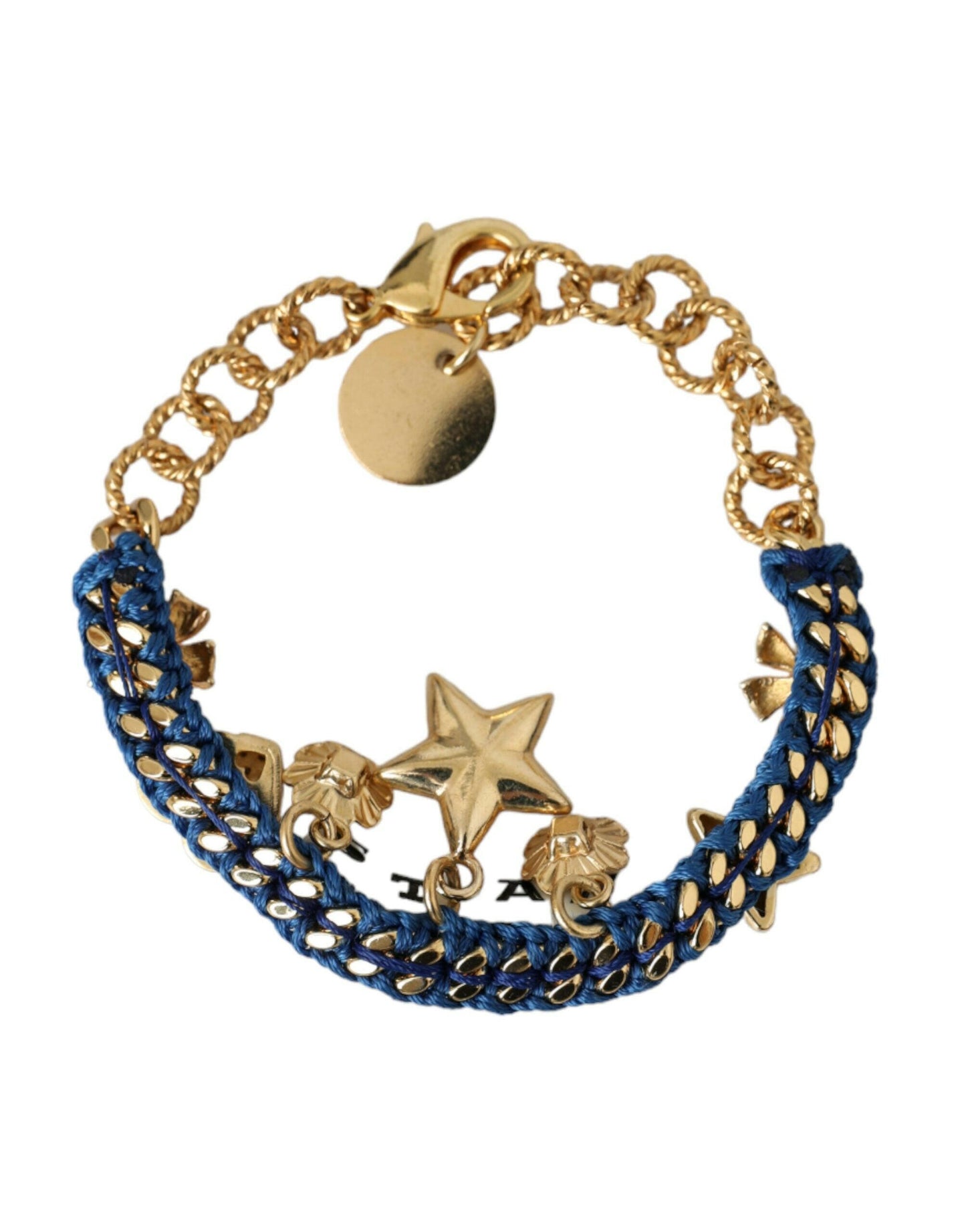 Bracelet tendance Dolce &amp; Gabbana en laiton doré avec chaîne étoile