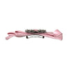 Dolce &amp; Gabbana Rosa Satin Kristall Schmuck Brosche Haarnadel