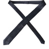 Dolce & Gabbana Blue Solid Silk Adjustable Tie Men