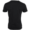 Dolce & Gabbana Black Cotton Silver Chain Short Sleeve T-shirt