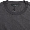 Dolce & Gabbana Gray Cotton Round Neck Short Sleeve T-shirt