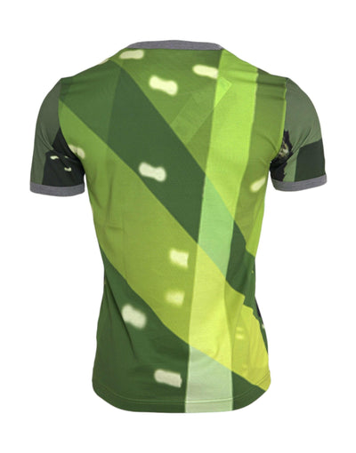 T-shirt à manches courtes en coton Gorilla vert Dolce &amp; Gabbana