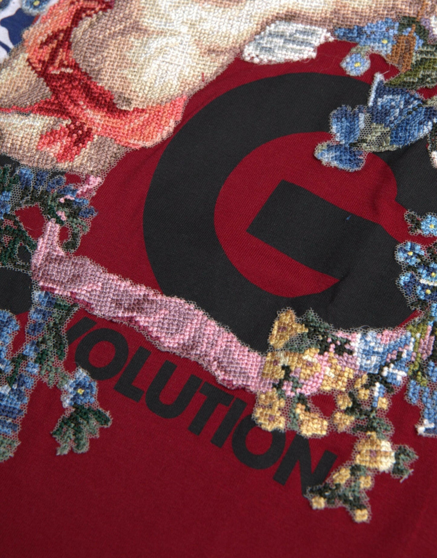 T-shirt graphique multicolore à manches courtes Dolce &amp; Gabbana