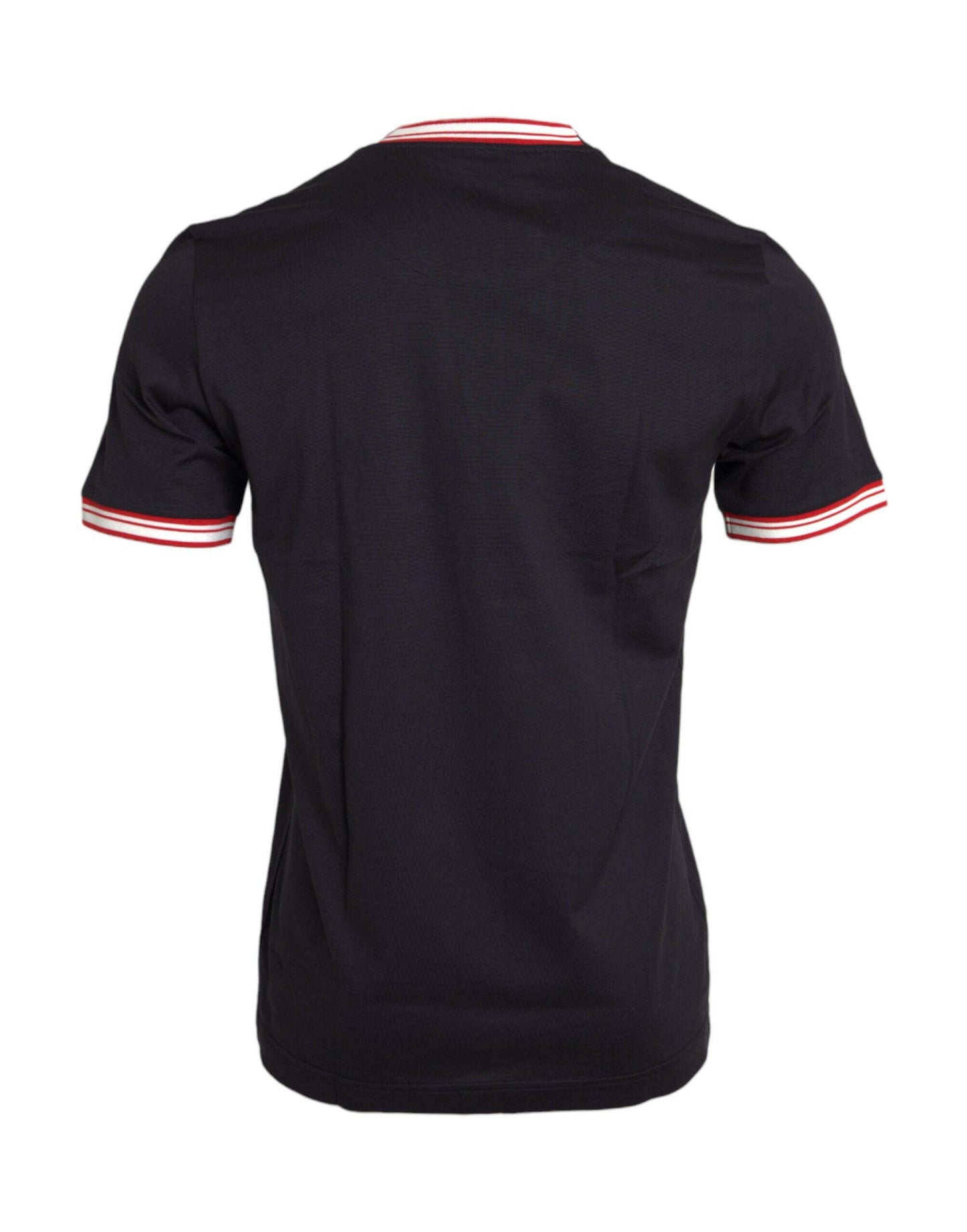 Dolce &amp; Gabbana – Schwarzes Baumwoll-T-Shirt „Jahr des Schweins 2019“