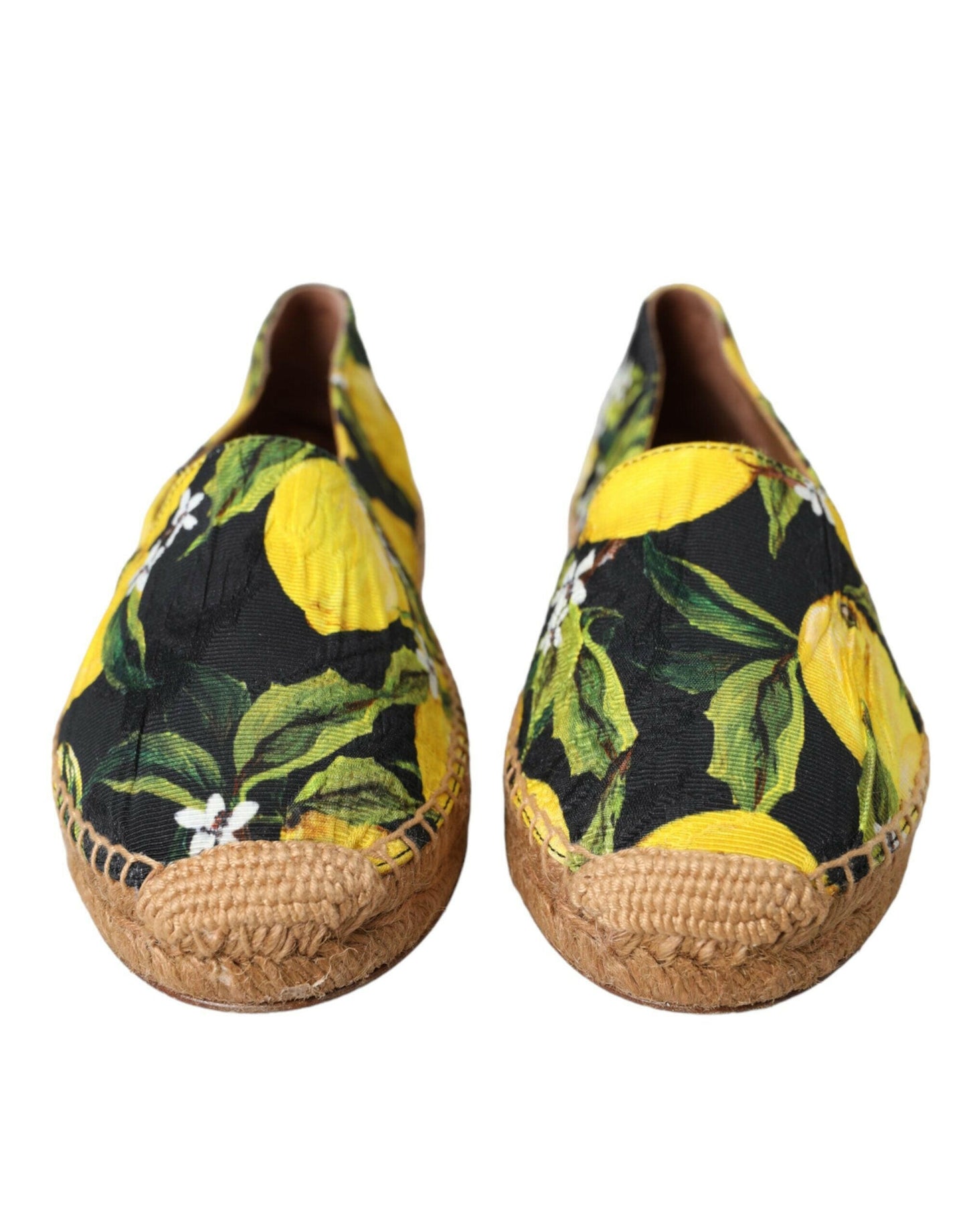 Espadrilles à enfiler Dolce &amp; Gabbana multicolores citron