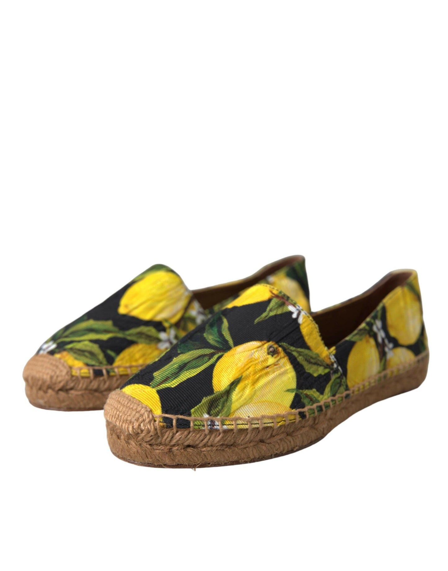 Espadrilles à enfiler Dolce &amp; Gabbana multicolores citron