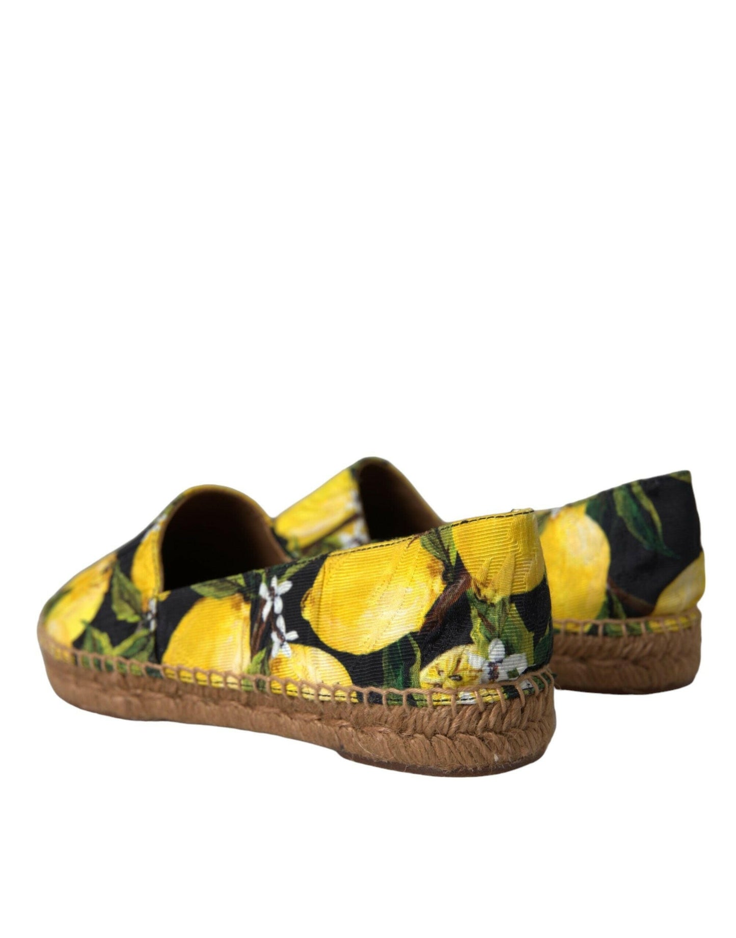 Espadrilles à enfiler Dolce &amp; Gabbana multicolores citron