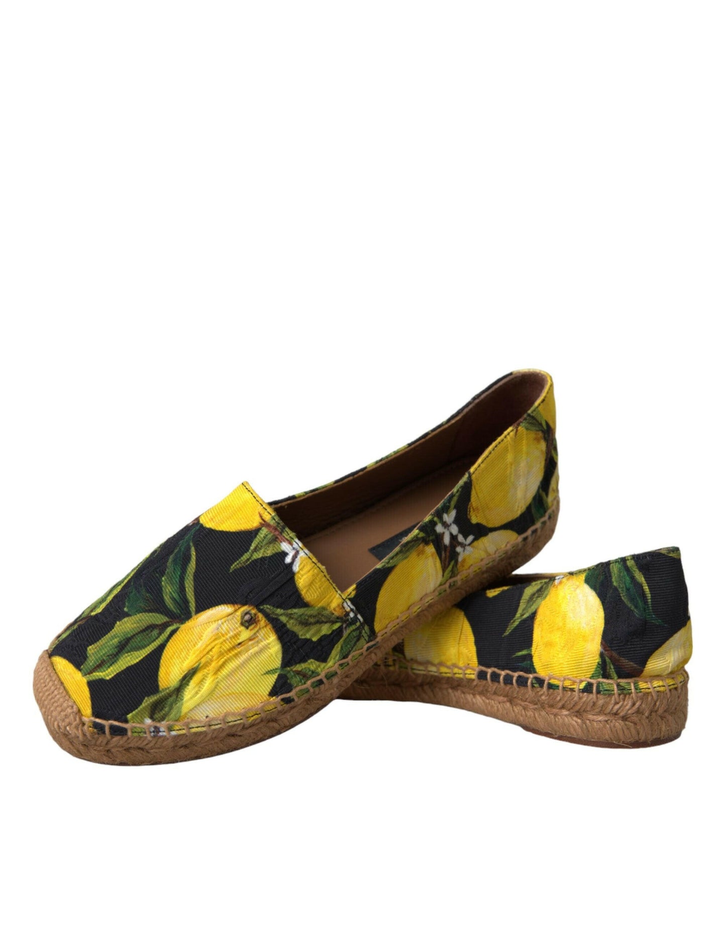 Espadrilles à enfiler Dolce &amp; Gabbana multicolores citron