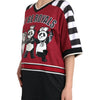 Dolce &amp; Gabbana – Mehrfarbiges, übergroßes T-Shirt mit Panda-Motiv „Royals“