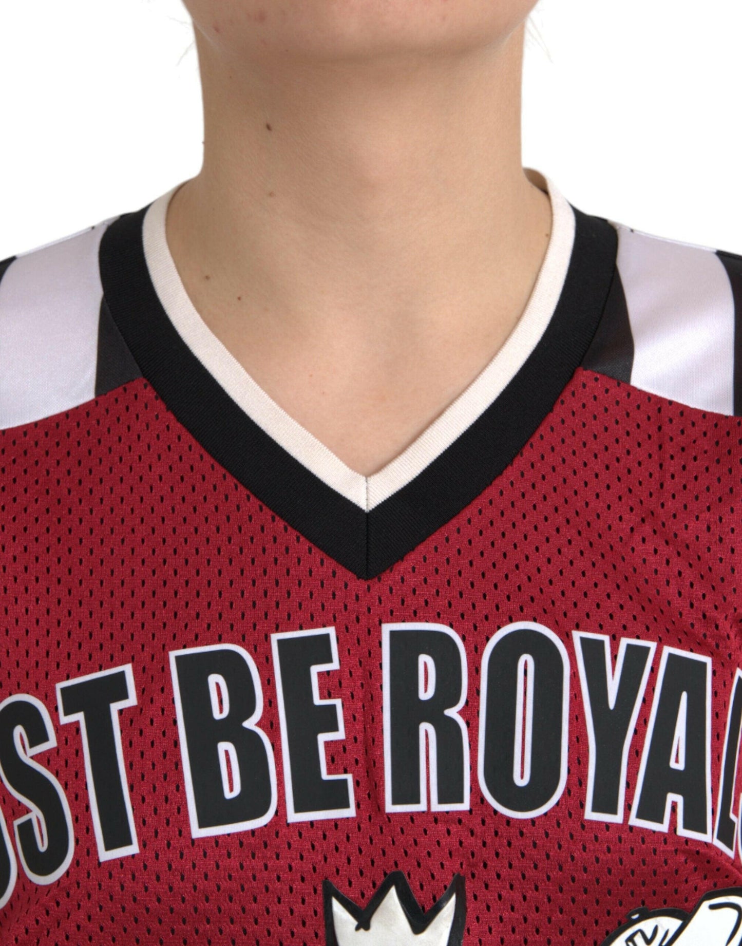 Dolce &amp; Gabbana – Mehrfarbiges, übergroßes T-Shirt mit Panda-Motiv „Royals“