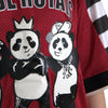 Dolce &amp; Gabbana – Mehrfarbiges, übergroßes T-Shirt mit Panda-Motiv „Royals“
