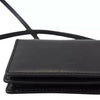 Dolce & Gabbana Black Leather Bifold Shoulder Sling Women Wallet