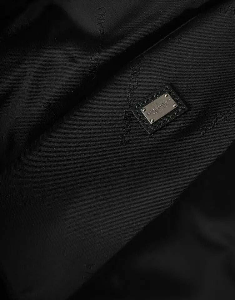 Sac à dos Dolce &amp; Gabbana en nylon bleu avec patch #DGFamily pour homme