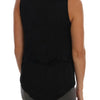 Versace Jeans Black Sleeveless Viscose Blouse Top