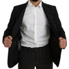 Dolce &amp; Gabbana – Schwarzer Slim Fit-Blazer aus Wolle mit Revers