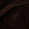 Dolce & Gabbana Brown Corduroy Slim Fit Coat DG Logo Blazer