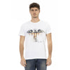 T-shirt Trussardi Action en coton blanc pour homme