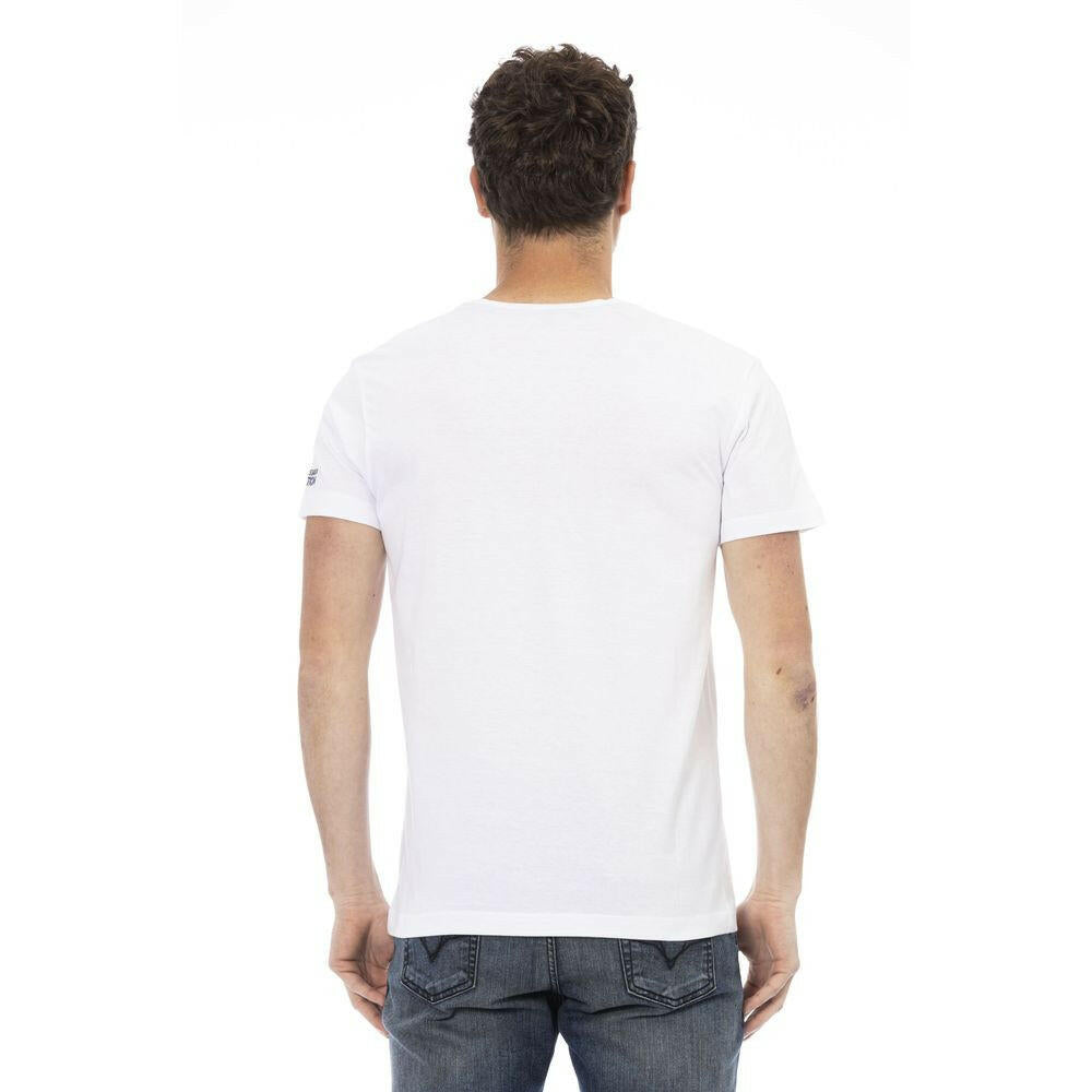 T-shirt Trussardi Action en coton blanc pour homme