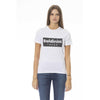 T-shirt femme en coton blanc tendance Baldinini