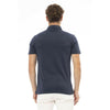 Baldinini Trend Blaues Herren-Poloshirt aus Baumwolle