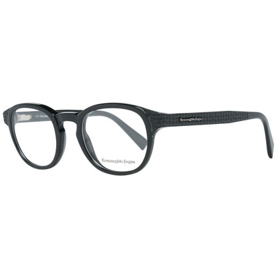 Ermenegildo Zegna Black Plastic Glasses (Frames)