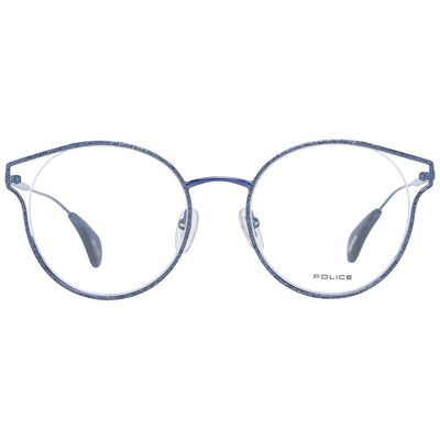 Police Blue Metal & Plastic Glasses (Frames)