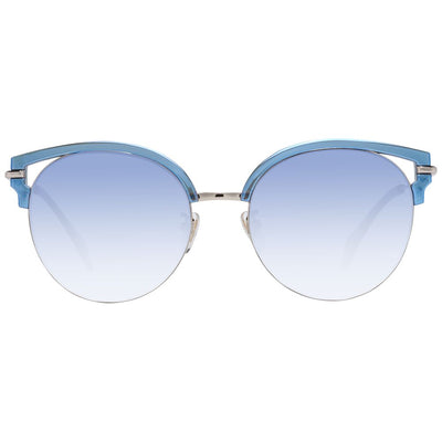 Police Blue Metal & Plastic Sunglasses