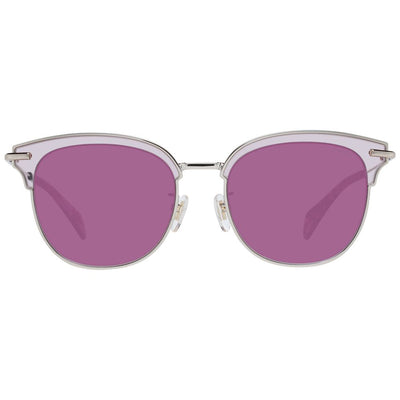 Police Burgundy Metal & Plastic Sunglasses