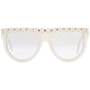 Marciano by Guess White Plastic Sunglasses