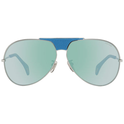 Police Sonnenbrille aus Kunststoff, Blau