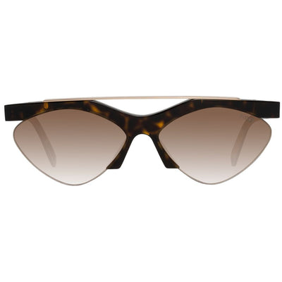 Emilio Pucci Brown Metal & Plastic Sunglasses