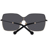 Carolina Herrera Black Metal Sunglasses