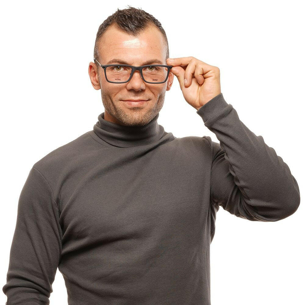 Montures optiques BMW noires pour hommes