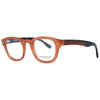 Ermenegildo Zegna Brown Plastic Glasses (Frames)