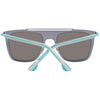Police Blue Metal & Plastic Sunglasses