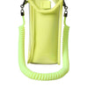 Dolce & Gabbana Yellow Green Plastic DG Logo Neck Strap Cardholder Wallet