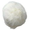 Dolce & Gabbana White Acrylic Fur Womens Bucket Hat